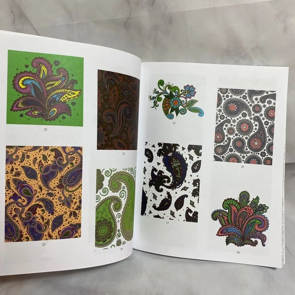 Paisleys Coloring For Artists (Creative Stress Relieving Adult Coloring)